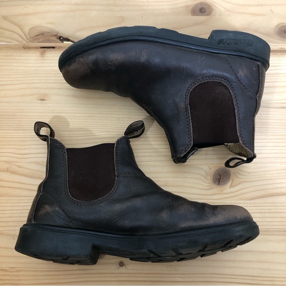 Blundstone 2 Womens 5 Chelsea Boot Brown Leather Broken In Slip On Shoes Classic - Picture 6 of 10